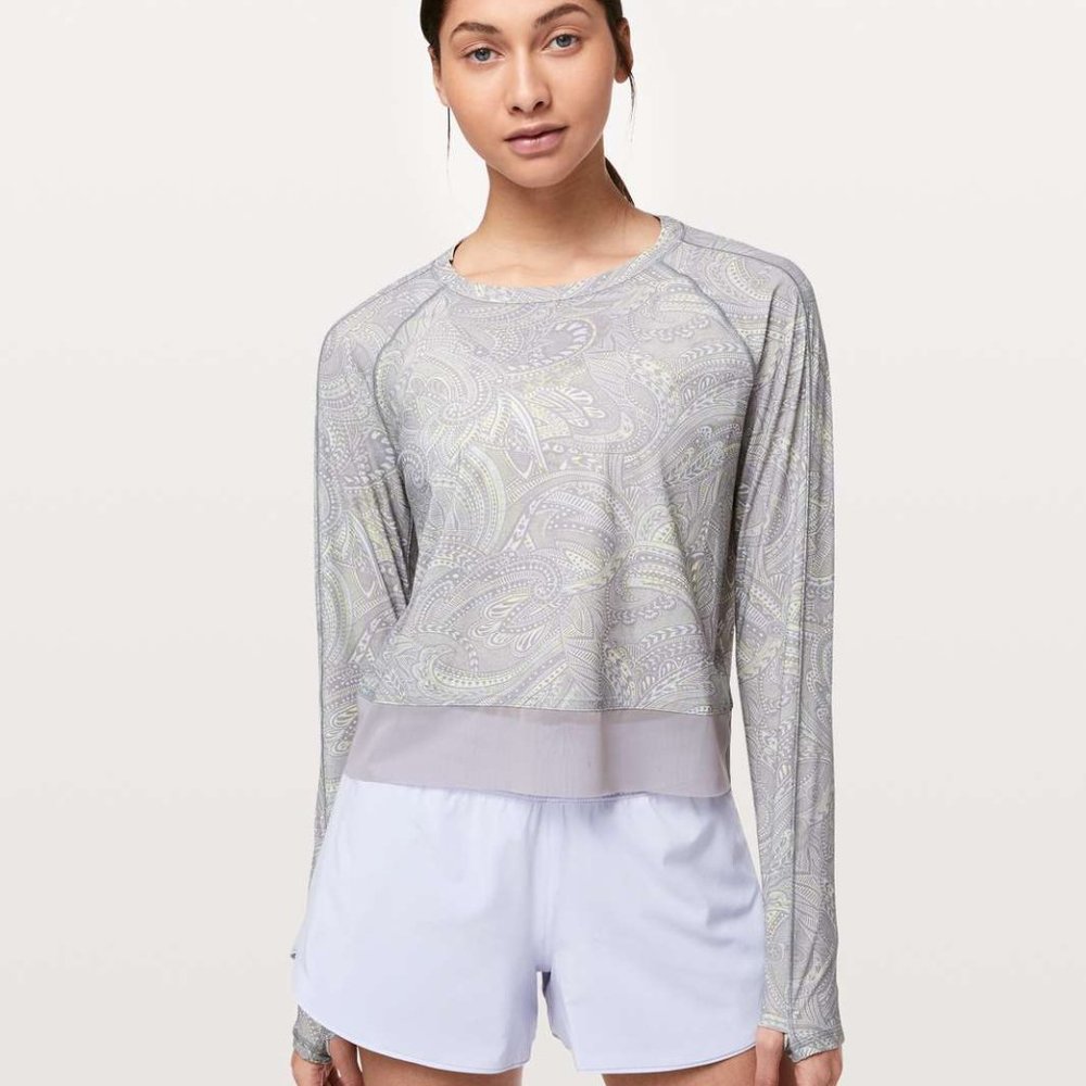 Lululemon Stripe In Stride Long Sleeve | Size 4